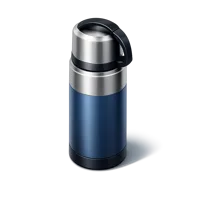 Blue Thermos Flask 3D icon