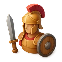 The Roman Gladiator 3D icon