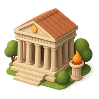 The Temple of Artemis 3D icon