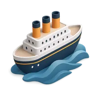 The Titanic 3D icon
