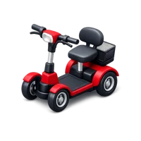 Three-Wheel Scooter 3D icon