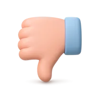 Thumbs Down 3D icon