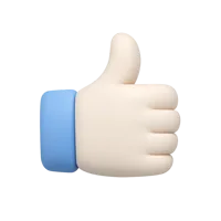 Thumbs Up 3D icon