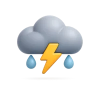 Thunder Cloud 3D icon