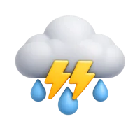 Thunderstorm Cloud 3D icon