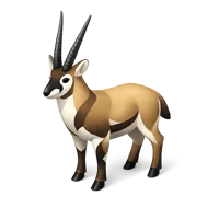 Tibetan Antelope 3D icon