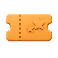 Ticket 3D icon