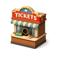 Ticket Booth 3D icon