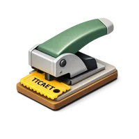 Ticket Punch 3D icon