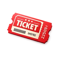 Amber Ticket Stub 3D icon