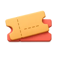 Tickets 3D icon