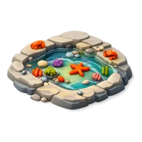 Teal Tide Pool 3D icon