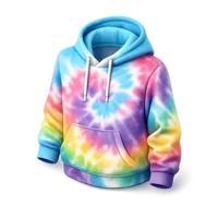 Tie-Dye Hoodie 3D icon