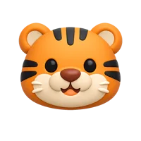 Tiger 3D icon