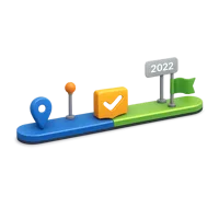 Timeline 3D icon