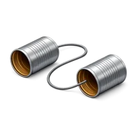 Tin Can Telephone 3D icon
