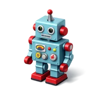 Tin Robot 3D icon