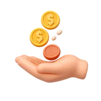 Tipping Hand 3D icon
