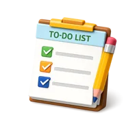 To-Do List 3D icon