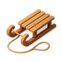 Toboggan 3D icon
