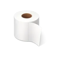 White Toilet Paper 3D icon