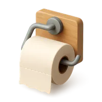 Toilet Paper Holder 3D icon