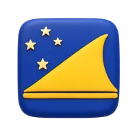 Tokelau Flag 3D icon
