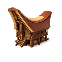 Tongkonan House 3D icon
