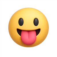 Tongue Face 3D icon