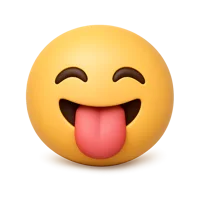 Tongue Out Face 3D icon