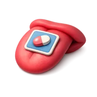 Tongue Patch 3D icon