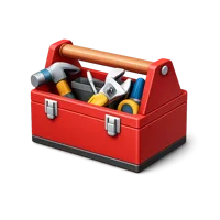 Red Toolbox 3D icon