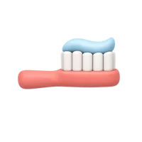 Toothbrush 3D icon
