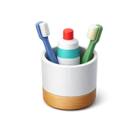 Amber Toothbrush Holder 3D icon