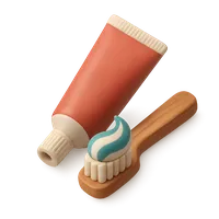 Toothpaste Nurdle 3D icon