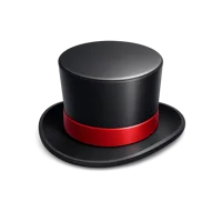 Red Top Hat 3D icon