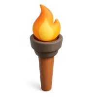 Torch 3D icon
