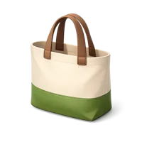 Green Tote Bag 3D icon
