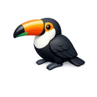 Toucan 3D icon