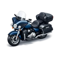 Touring Motorcycle 3D icon