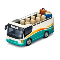 Tourist Transport 3D icon