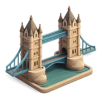 Tower Bridge 3D icon