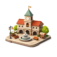 Town Square 3D icon