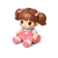 Toy Doll 3D icon