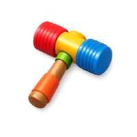 Toy Hammer 3D icon