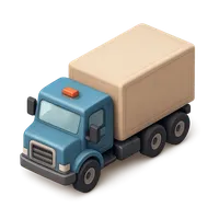 Tractor Trailer 3D icon