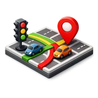 Traffic Map 3D icon
