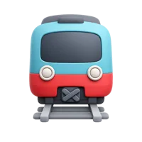 Train 3D icon
