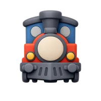 Train Engine 3D icon