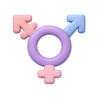 Transgender Symbol 3D icon